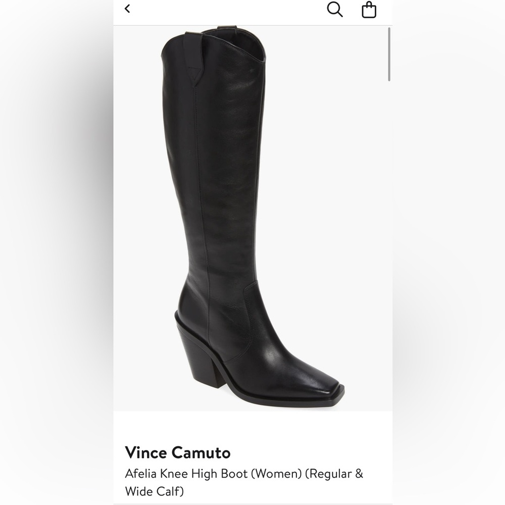 Vincent Camuto Afelia Knee High Boots (wide calf)